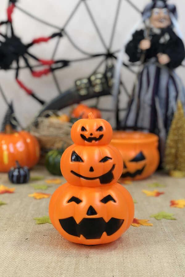ORC-HLW-24113/LD 3LÜ KABAK FİGÜR IŞIKLI HALLOWEEN
