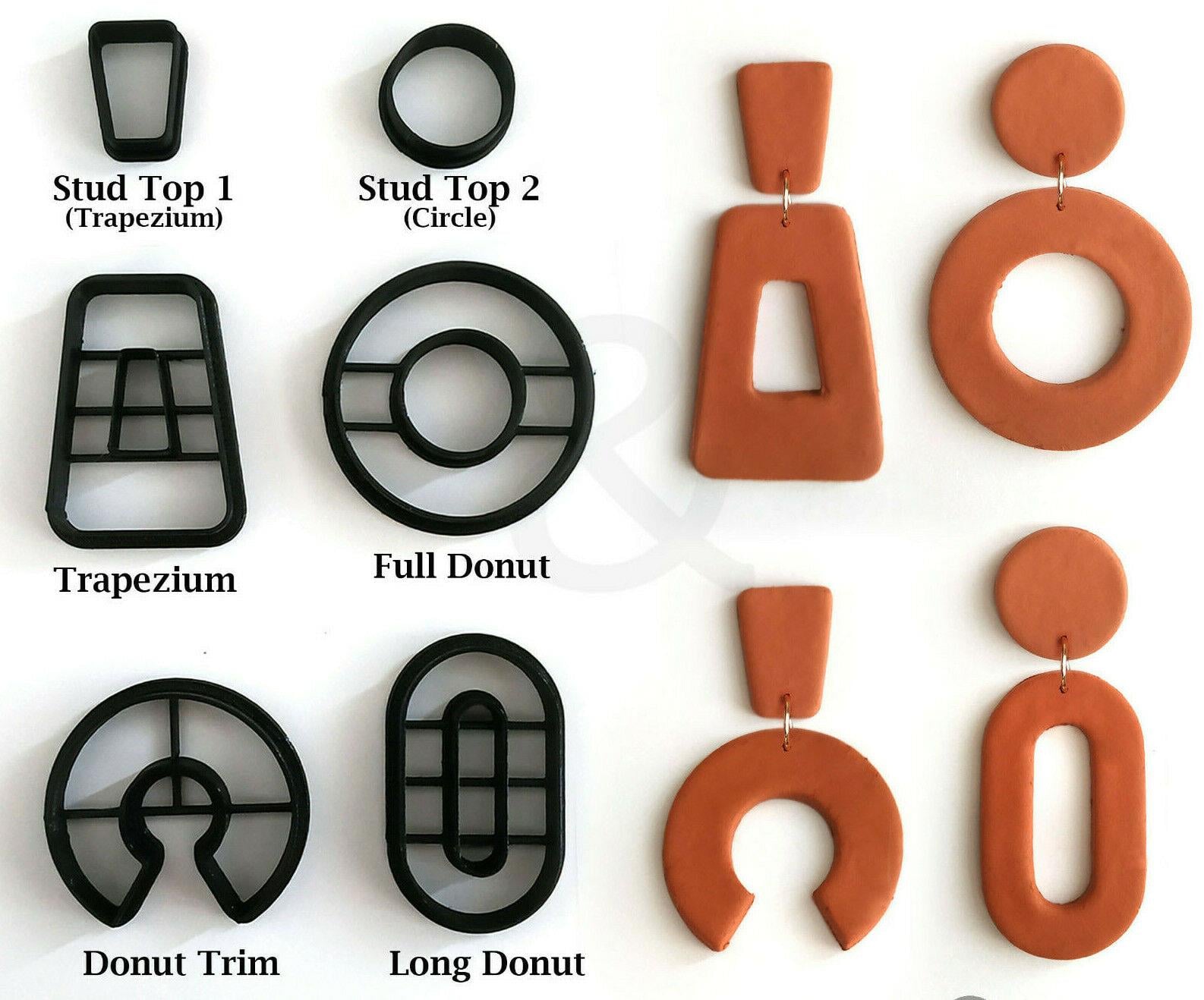 6 LI DONUT CLAY POLİMER SET KESİCİ