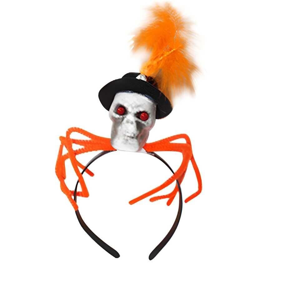 BRS - 1038 HALLOWEEN TAÇ İSKELET FİGÜRLÜ