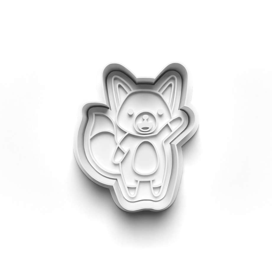KAWAII ANIMAL KURABİYE KALIBI KESİCİ VE DAMGASI 3D-0426_4