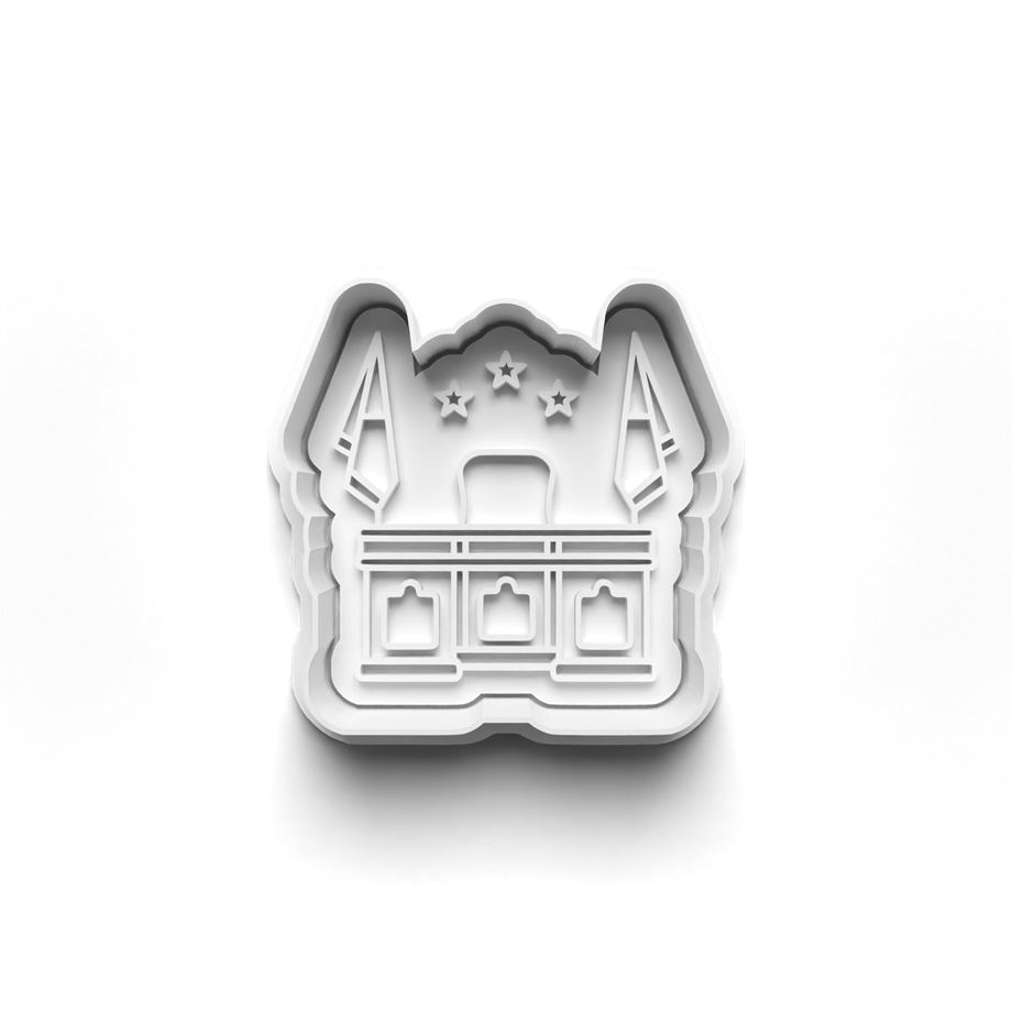 ABD BAŞKANI KURABİYE KALIBI KESİCİ VE DAMGASI 3D-0554_1