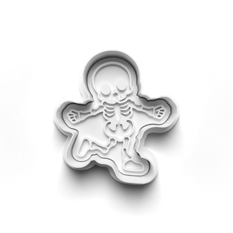 CADILAR HALLOWEEN BAYRAMI İSKELET KURABİYE KALIBI KESİCİ VE DAMGASI 3D-0693_2