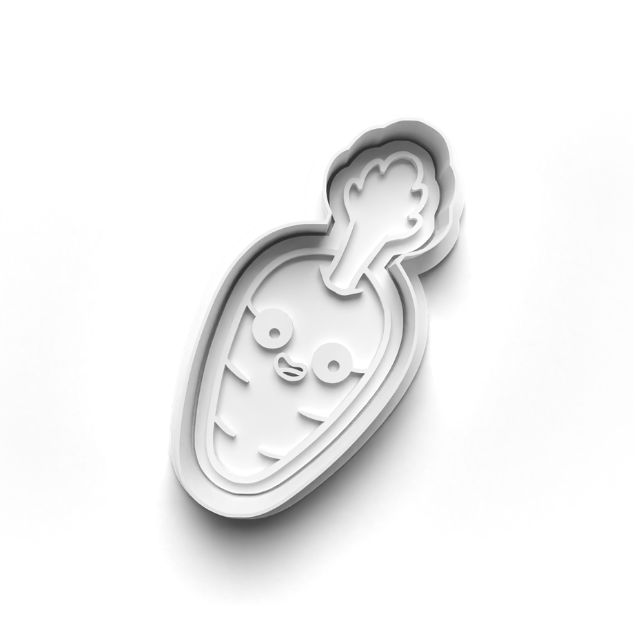 KAWAII SEBZE KURABİYE KALIBI KESİCİ VE DAMGASI 3D-0427_3