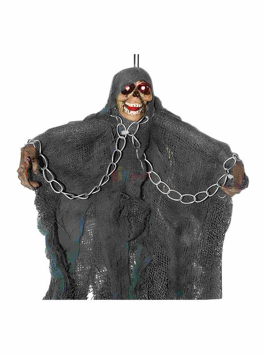 BRS - 1320 HALLOWEEN İSKELET IŞIKLI SESLİ KORKULUK 30 CM