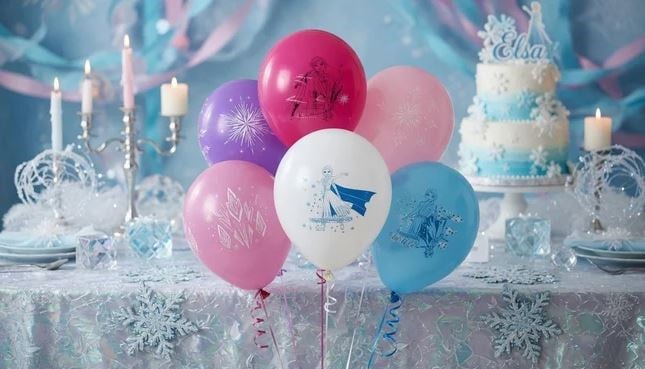 12 INCH FROZEN 2 LİSANSLI BASKILI 6 ADET BALONEVİ