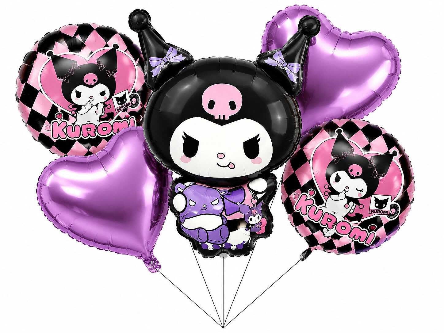 KUROMI 5 Lİ SET (FOL-TK/2712) FOLYO BALON