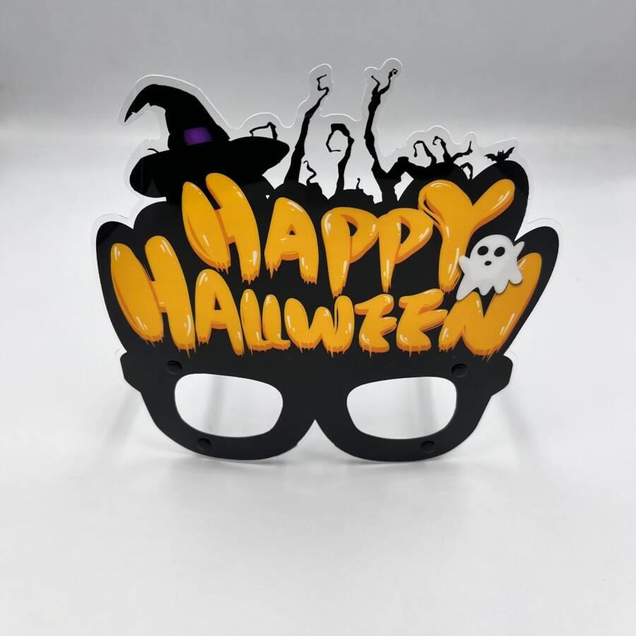 HALLOWEEN HAYALET CADILI KURU DALLI BASKILI HAPPY HALLOWEEN GÖZLÜK BRS-4063