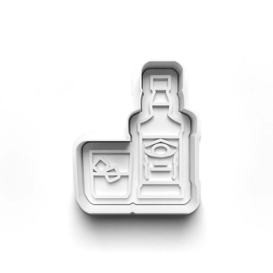 ALKOL KURABİYE KALIBI KESİCİ VE DAMGASI 3D-0564_2