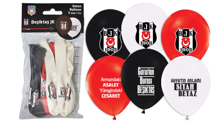 BALON BEŞİKTAŞ 6 LI BALONEVİ