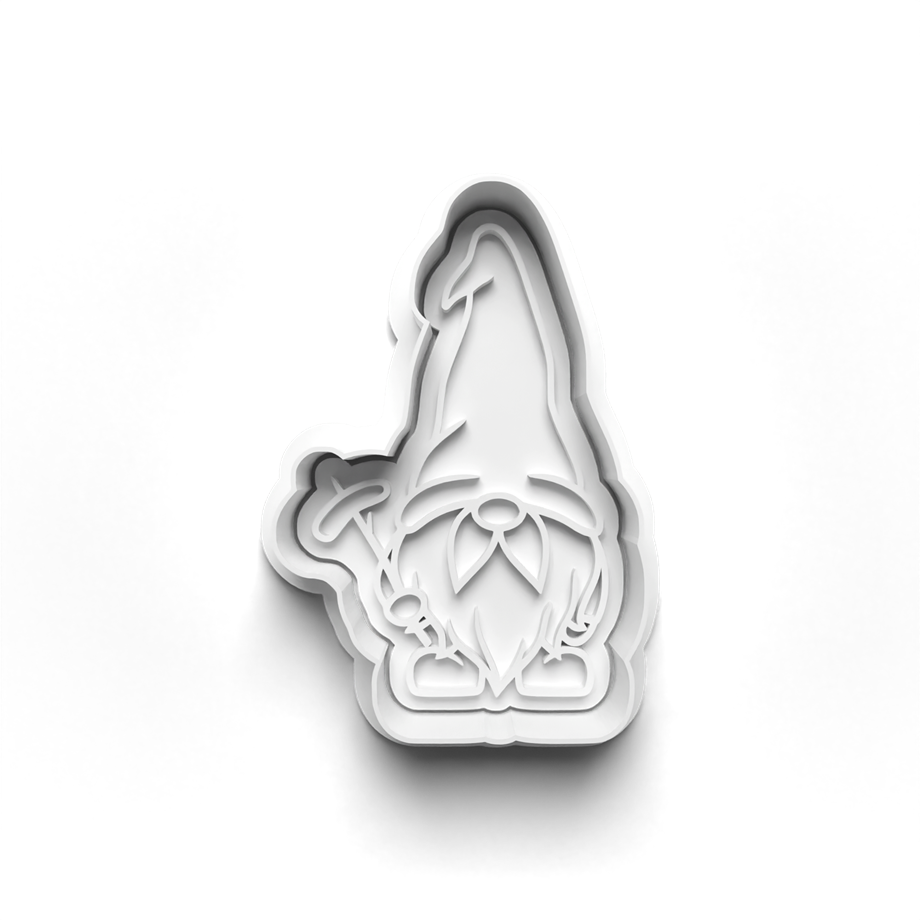 CAMPING GNOME KURABİYE KALIBI KESİCİ VE DAMGASI 3D-0615_2