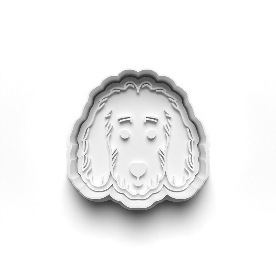 GOLDENDOODLES KURABİYE KALIBI KESİCİ VE DAMGASI 3D-0477_4