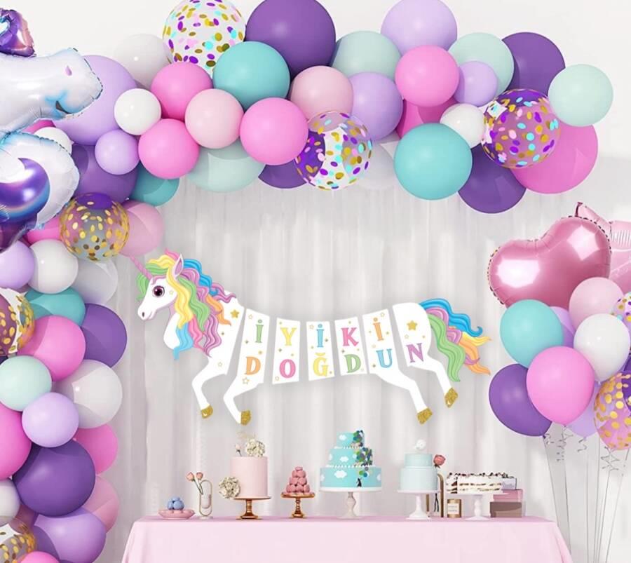 BNR-025 UNICORN İYİKİ DOĞDUN 9 PARÇA BANNER