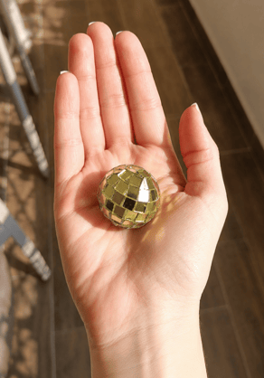 ORC-AY24/4006 4 CM GOLD AYNALI DİSCO TOPU ADET DİSKO