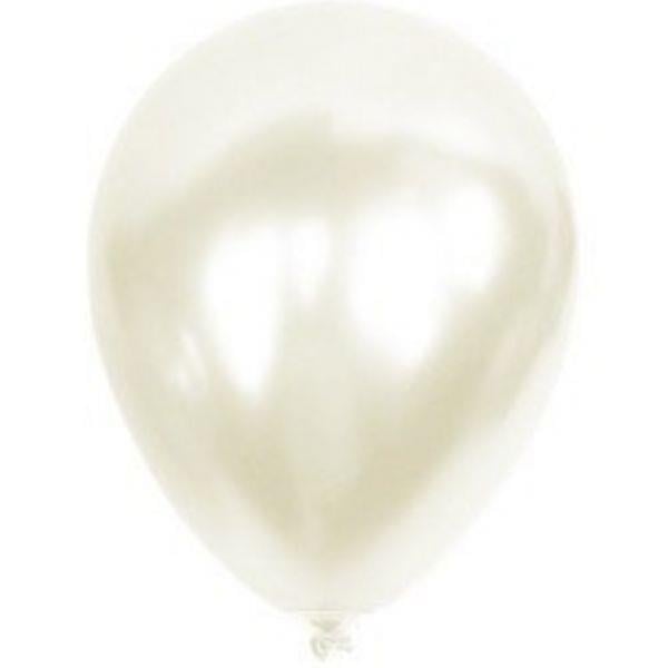 BALON PAKET METALİK 100 LÜ SEDEF BEYAZ 12'' 
