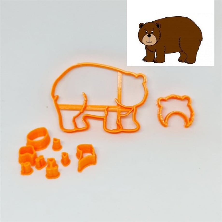 AYI KESİCİ KALIP DETAYLI 6 CM