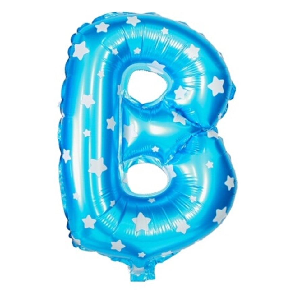 B MAVİ 16 İNCH FOLYO BALON