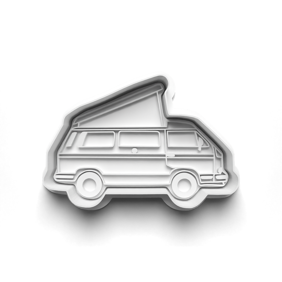VOLKSWAGEN MINIBÜS KURABİYE KALIBI KESİCİ VE DAMGASI 3D-0210_1