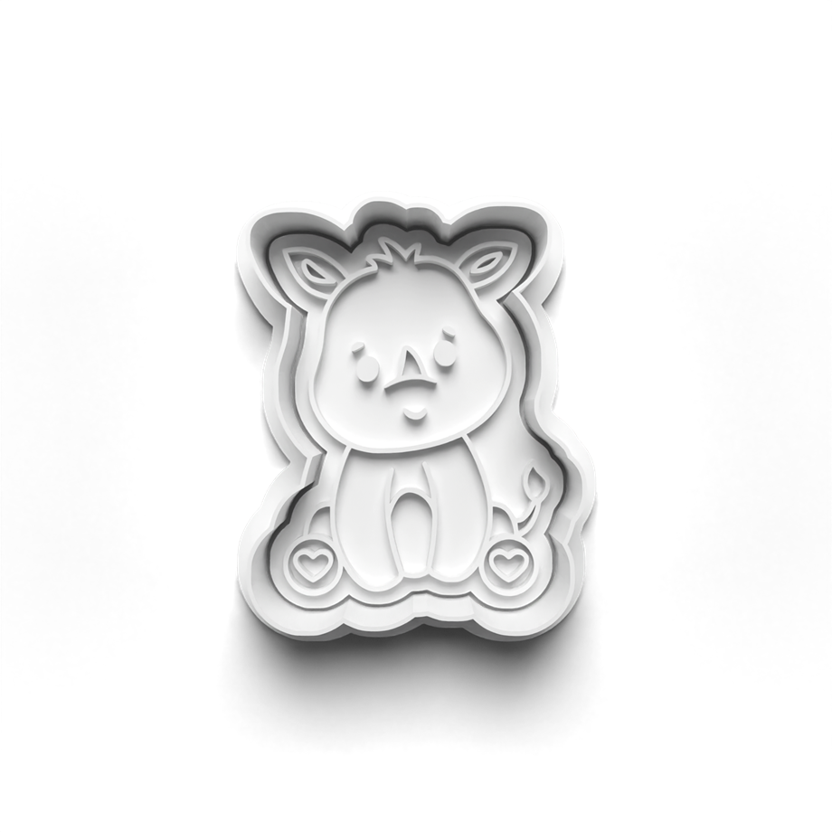 BEBEK HAYVANLARI TOPLU KURABİYE KALIBI KESİCİ VE DAMGASI 3D-0616_3