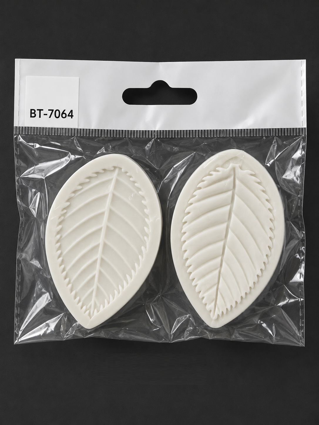 BT-7064 YAPRAK DAMARLAMA SİLİKON KALIP 2 PARÇA 7 X 4.5 CM
