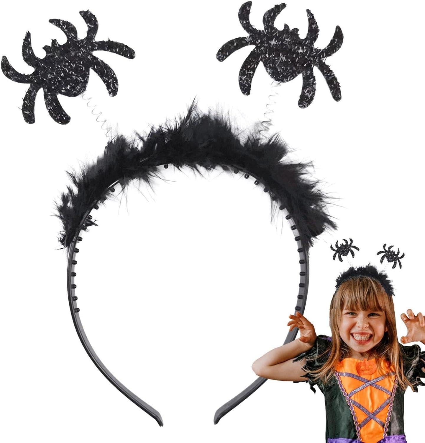 BRS - 1143 HALLOWEEN TAÇ ÖRÜMCEK SİMLİ