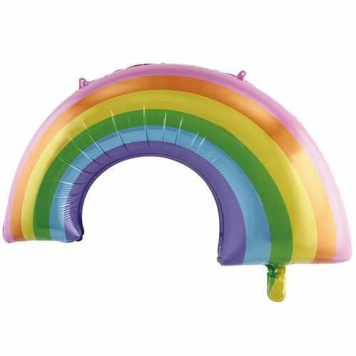 RENKLİ GÖKKUŞAĞI FOLYO BALON 51 X 54 CM İKM