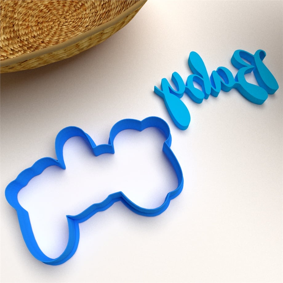 BABY DIŞ KESİCİ VE KAŞE BASKI KURABİYE KALIBI 8 CM (STAMP)