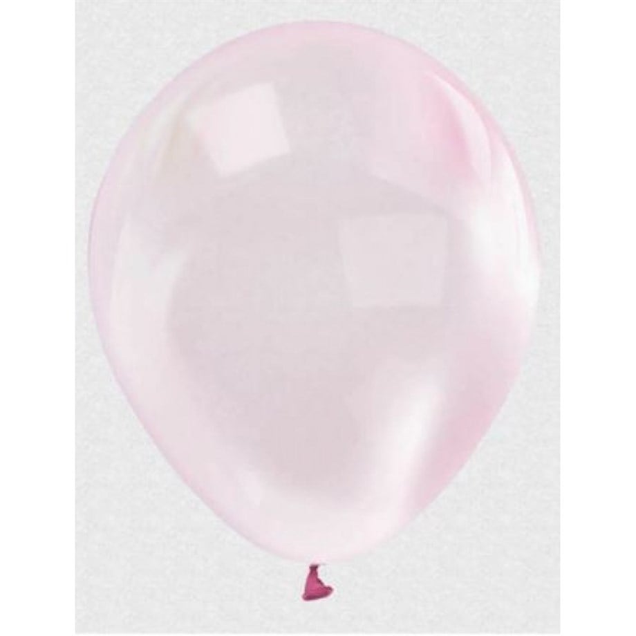 BALON EKSTRA ŞEFFAF PEMBE (10 ADET)