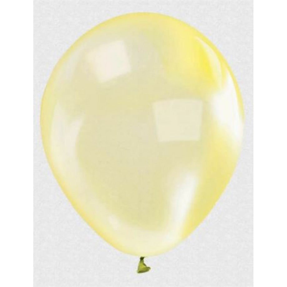 BALON EKSTRA ŞEFFAF SARI (10 ADET)