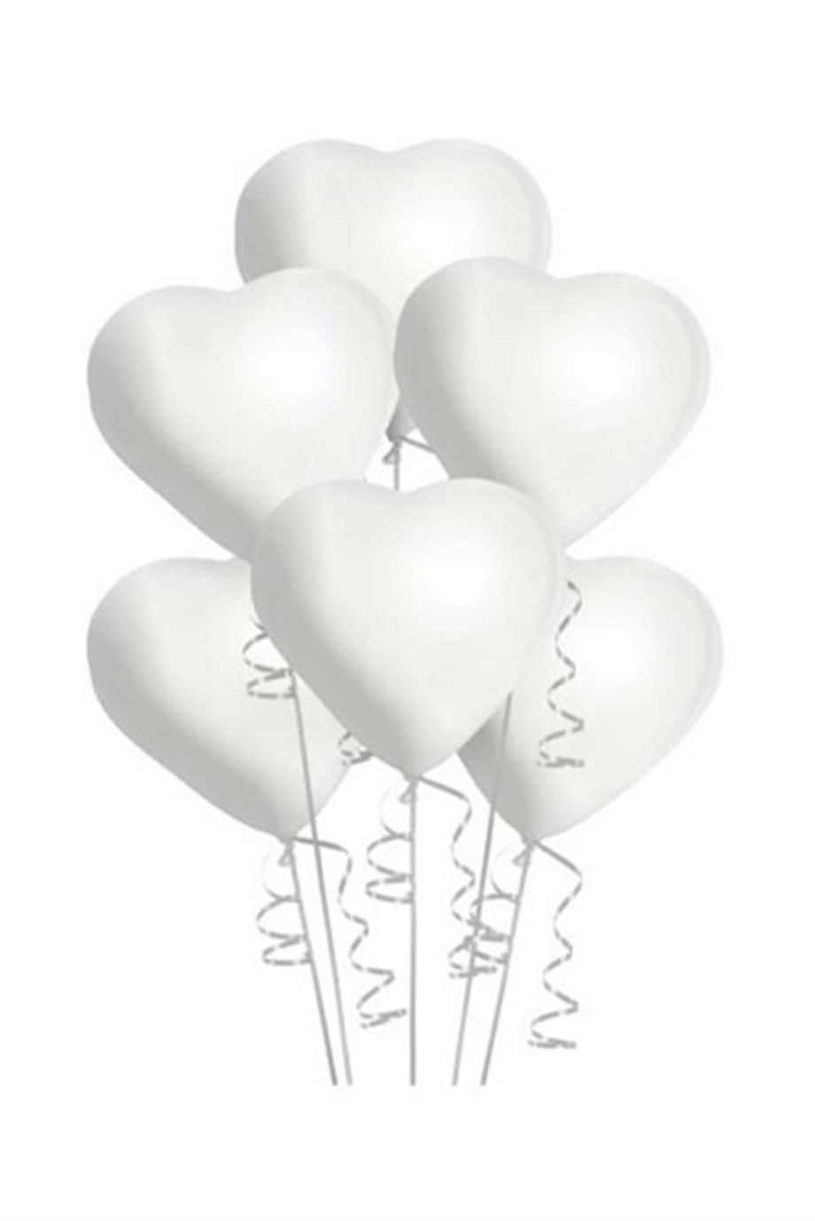 BALON KALPLİ BEYAZ (10 ADET)