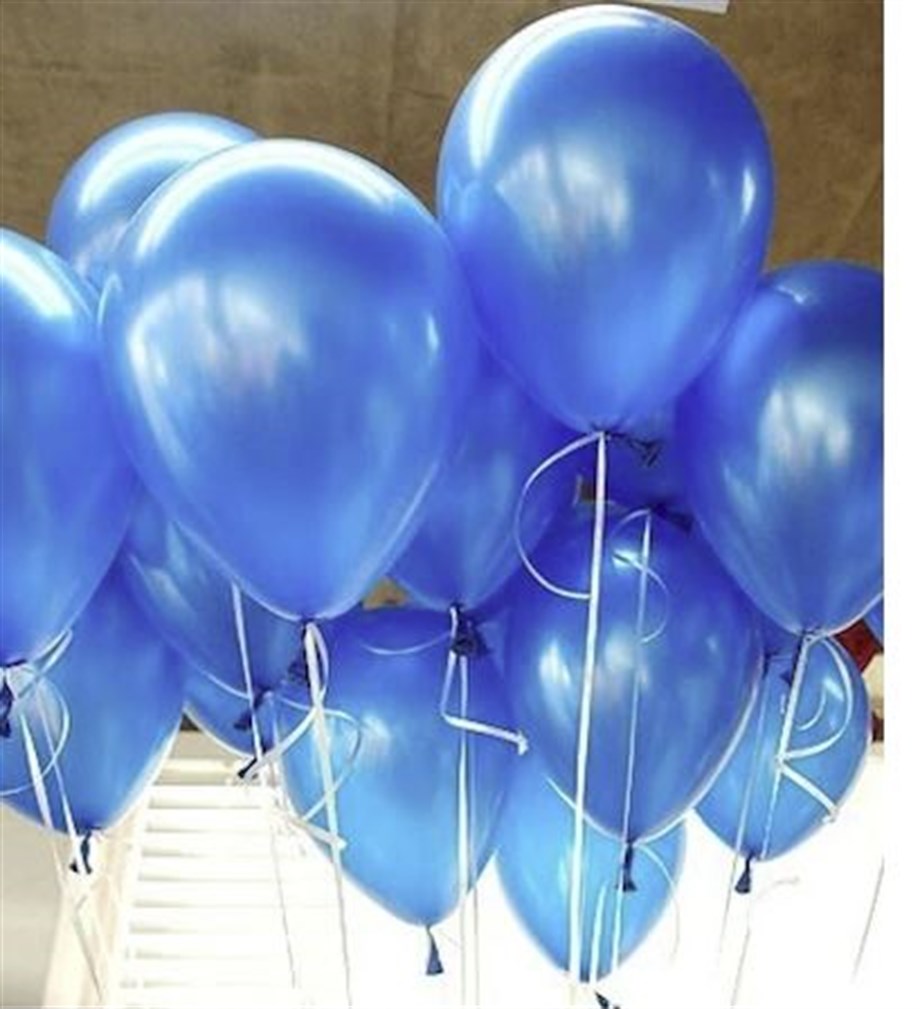 BALON METALİK KOYU MAVİ (10 ADET)