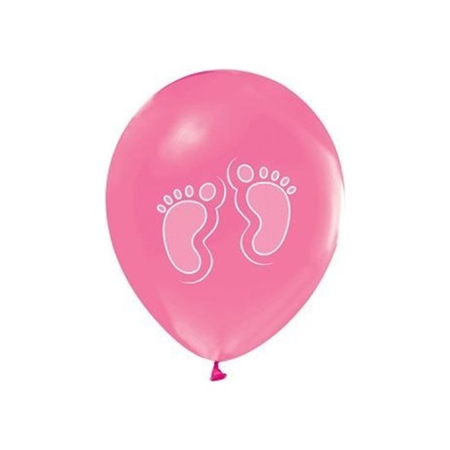 BALON PEMBE AYAKLAR (10 ADET)
