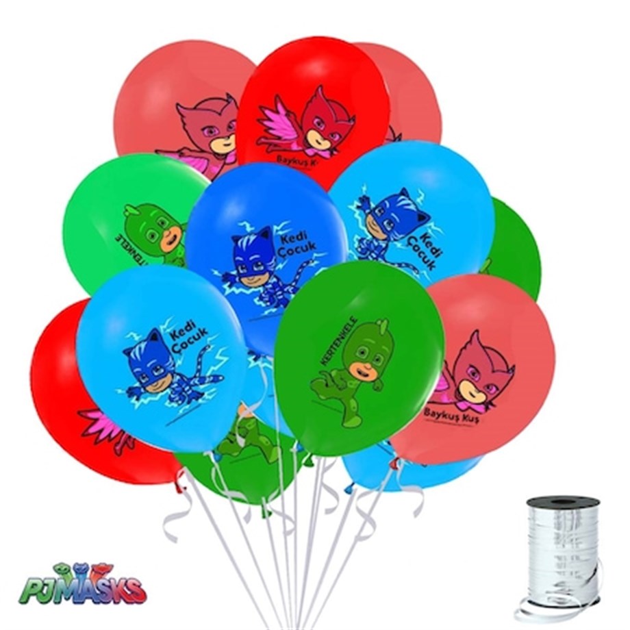 BALON PJ MASKS (10 ADET)