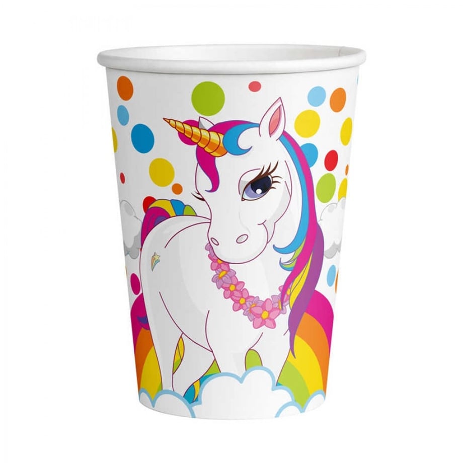 BARDAK RAINBOW UNICORN 8 ADET
