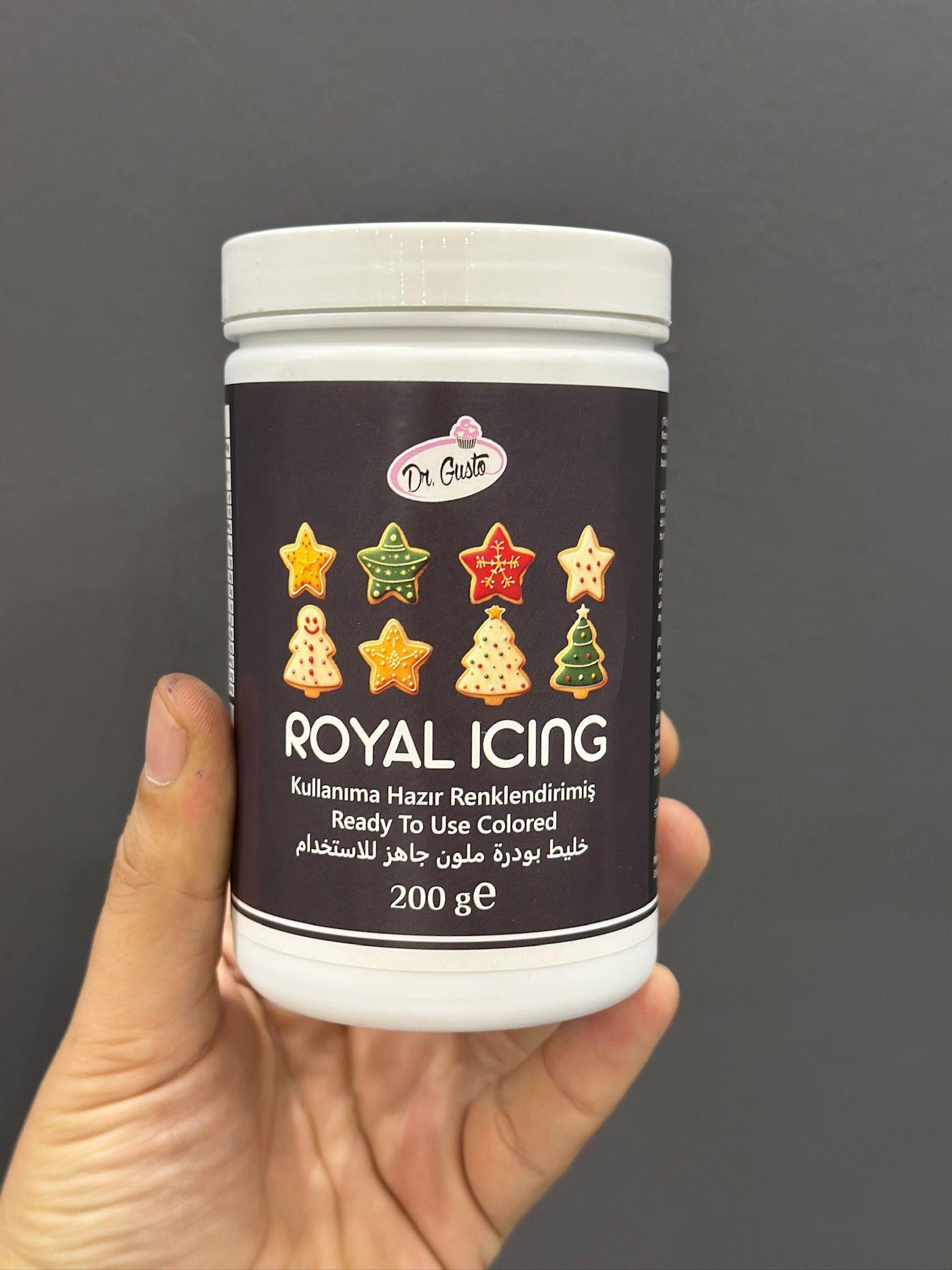 DR GUSTO ROYAL ICING TOZU 200 GR SİYAH