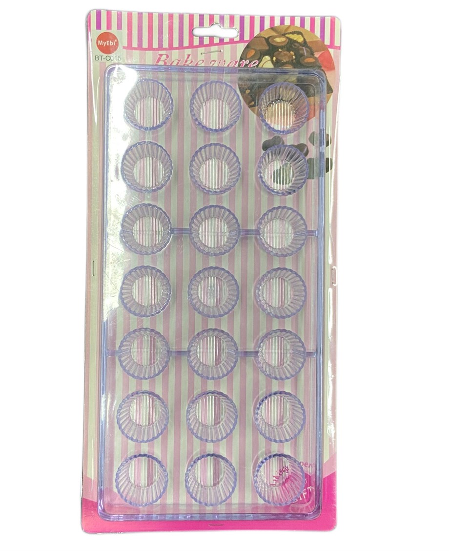 BT-C015 PL YUVARLAK TIRTIRLI ÇİKOLATA KALIBI | AdanaPastaMalzemeleri.com BT-C015 PL YUVARLAK TIRTIRLI ÇİKOLATA KALIBI