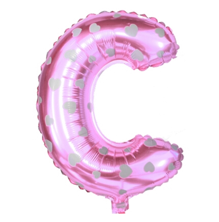 C PEMBE 16 İNCH FOLYO BALON