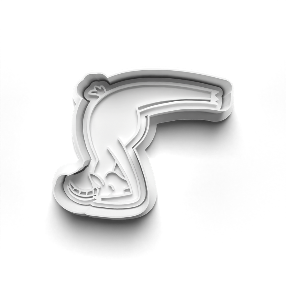 YOGA KEÇİ KURABİYE KALIBI KESİCİ VE DAMGASI 3D-0250_4