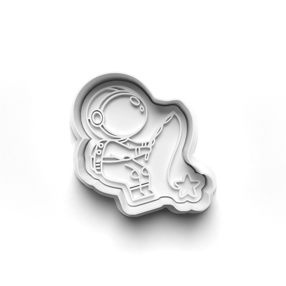 KÜÇÜK ASTRONOT KURABİYE KALIBI KESİCİ VE DAMGASI 3D-0441_1