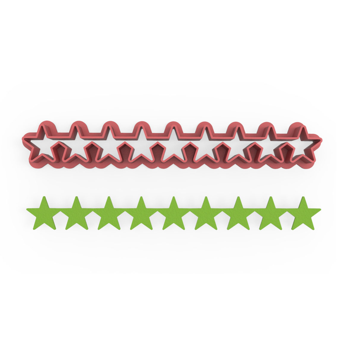 AKF10006 PATTERN DESEN KESİCİ YILDIZ 2 CM