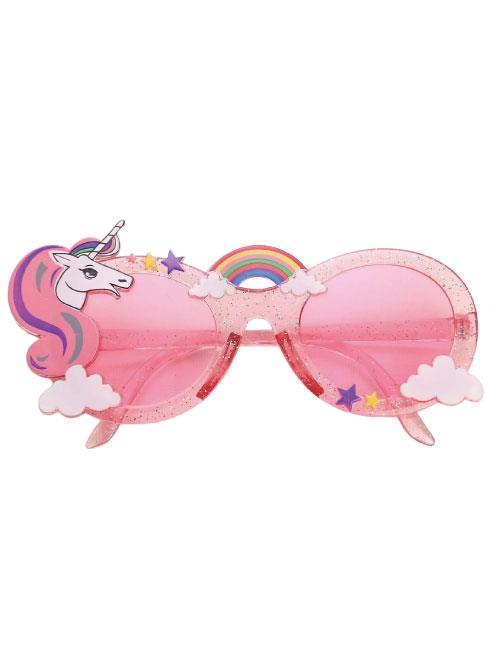 GÖZLÜK UNICORN DESENLI PEMBE CAMLI BRS-3197