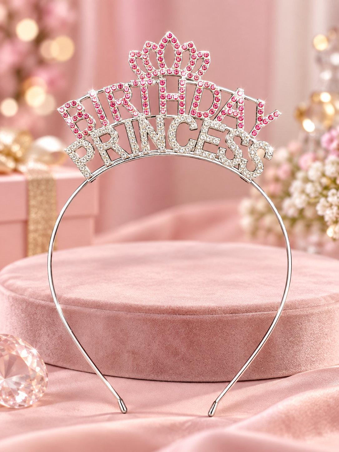 ERT-TAC-106-PRNCS TAÇ METAL TAŞLI BIRTHDAY PRINCESS LÜX