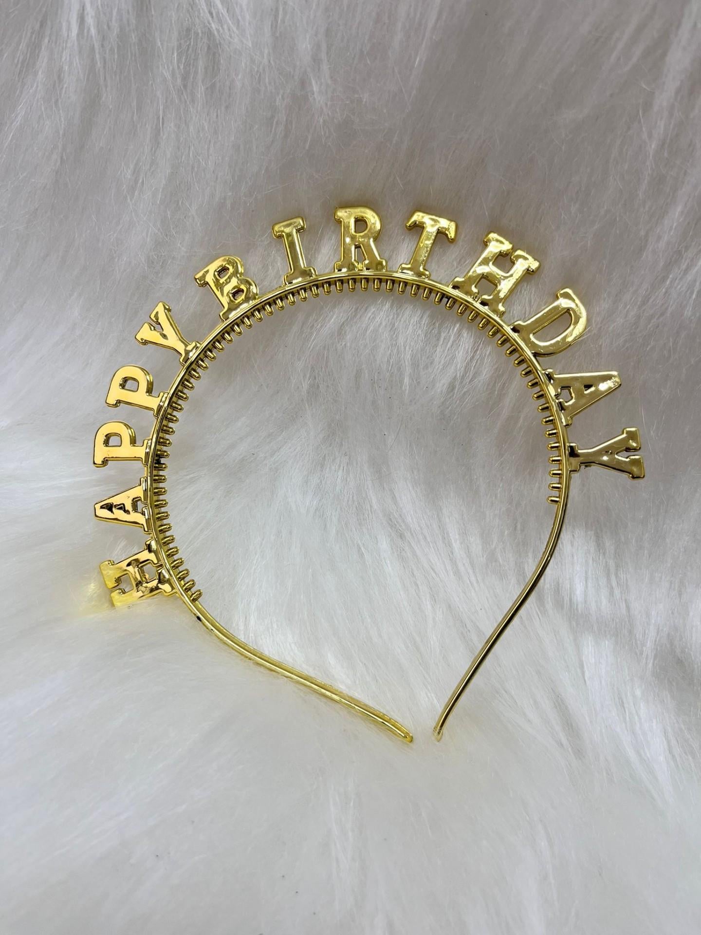 TAÇ PLASTİK GOLD ALTIN HAPPY BIRTHDAY BRS-2021