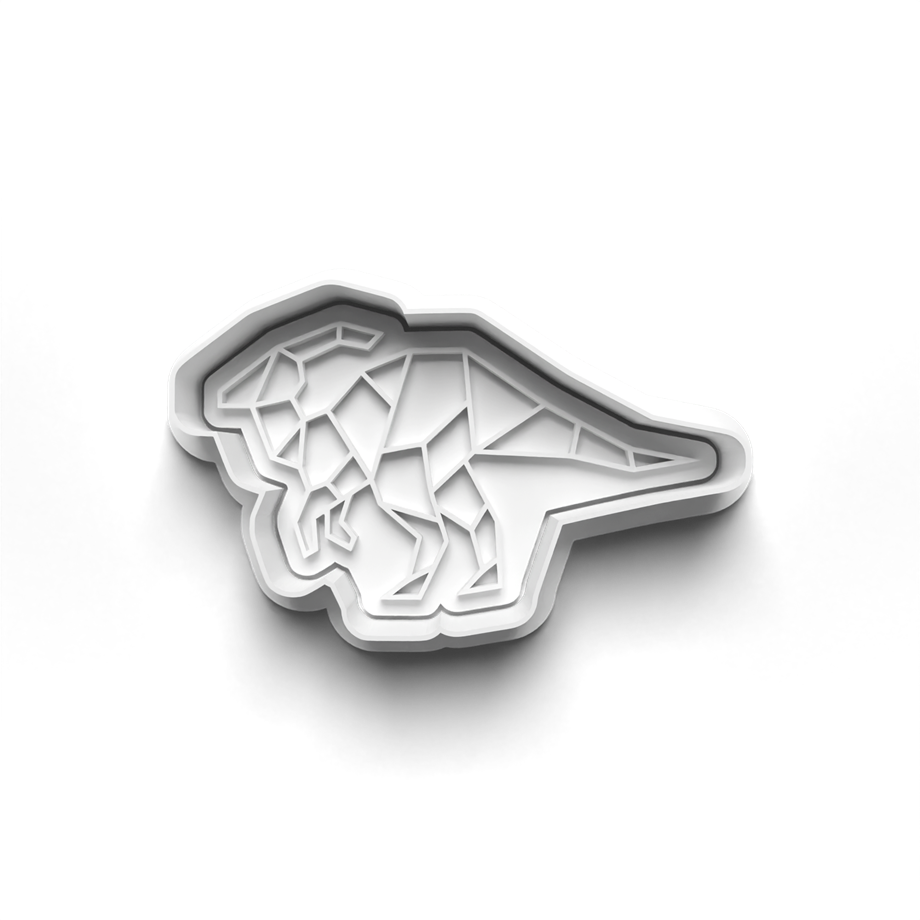 ORIGAMI DİNOZORLAR KURABİYE KALIBI KESİCİ VE DAMGASI 3D-0630_4