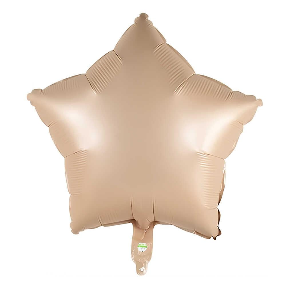 FOL-18'' RTRO/02 KUM BEJİ YILDIZ FOLYO BALON