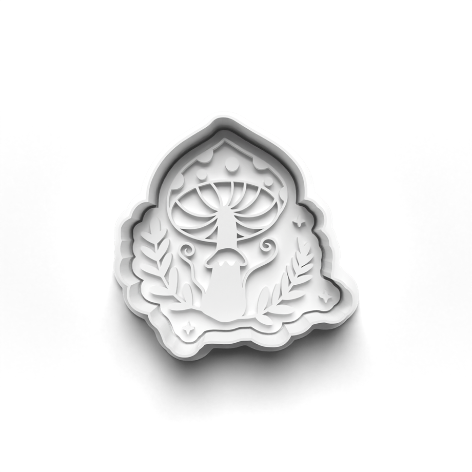 MİSTİK MANTAR KURABİYE KALIBI KESİCİ VE DAMGASI 3D-0589_1