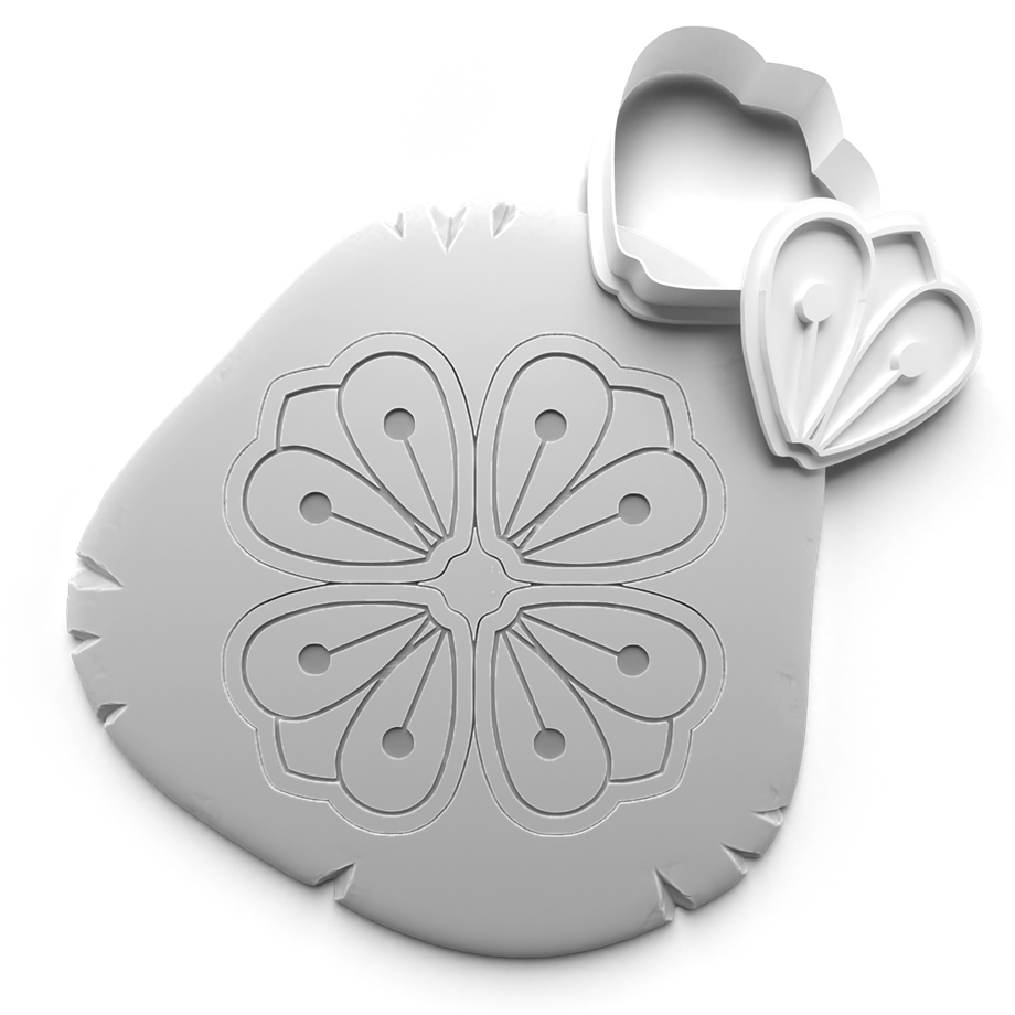 KURABİYE TABAĞI KURABİYE KALIBI KESİCİ VE DAMGASI 3D-0663_2