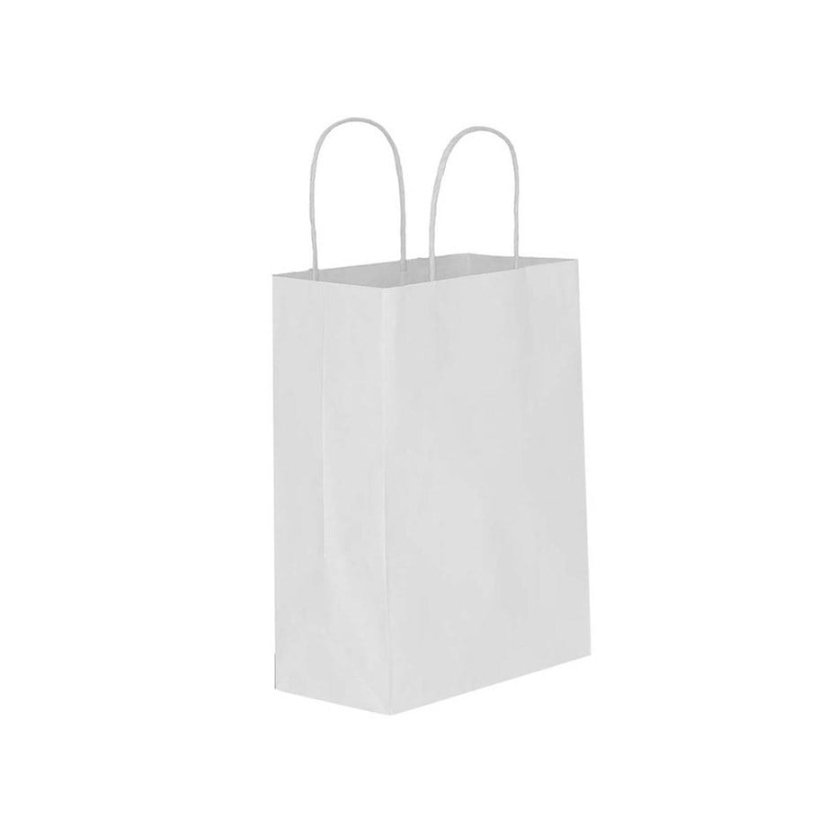 ÇANTA KRAFT 25X31X12 BEYAZ | AdanaPastaMalzemeleri.com ÇANTA KRAFT 25X31X12 BEYAZ