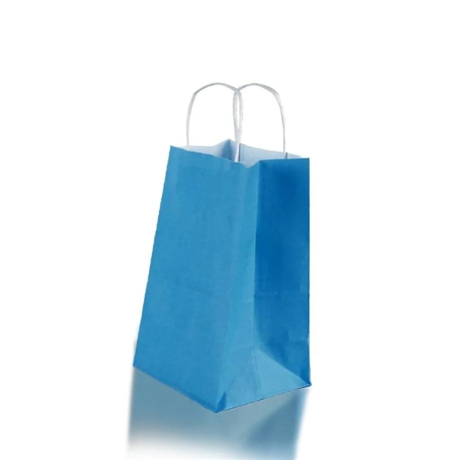 ÇANTA KRAFT 25X31X12 MAVİ | AdanaPastaMalzemeleri.com ÇANTA KRAFT 25X31X12 MAVİ