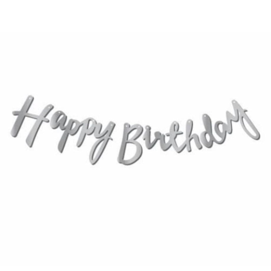 CARS FORMULA İYİ Kİ DOĞDUN HARF BANNER | AdanaPastaMalzemeleri.com KARTON HAPPY BIRTHDAY BANNER GÜMÜŞ