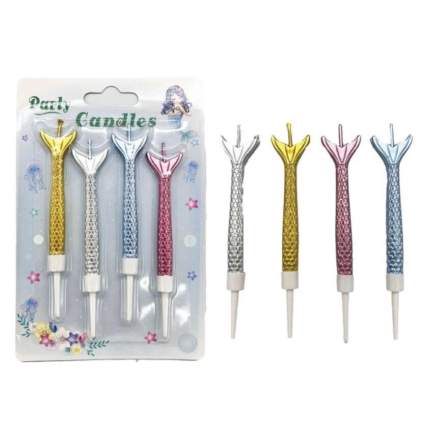 MUM DENİZ KIZI KUYRUĞU 12 CM 4 LÜ BRS-4137